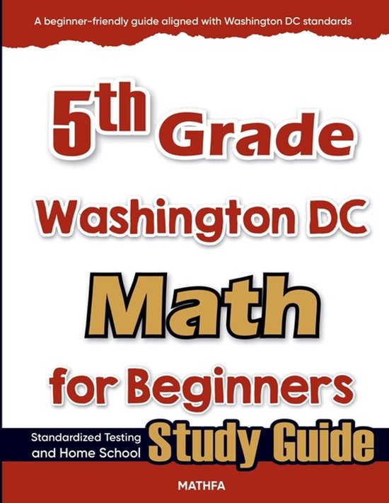 5th Grade Washington DC Math for Beginners - cover