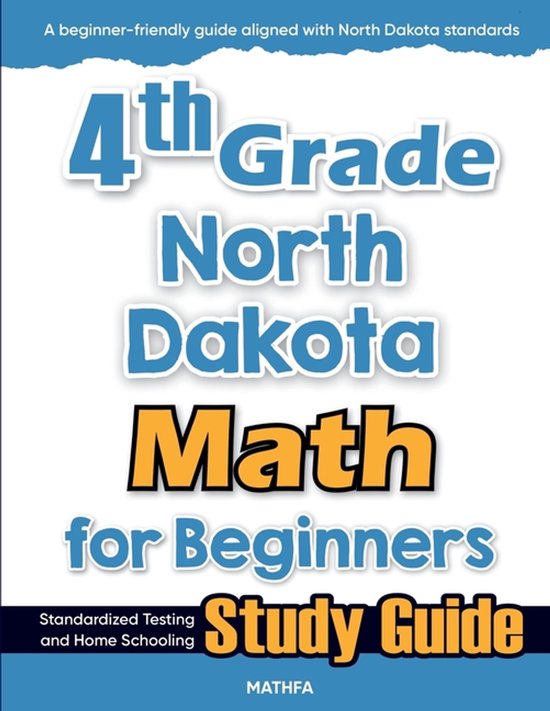 4th Grade North Dakota Math for Beginners - cover