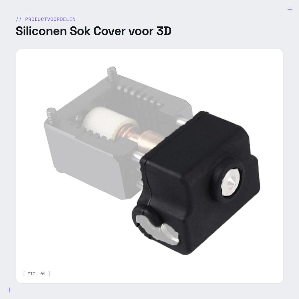 Dailygoods- Siliconen Sok Hittebestendig - Temperatuur Bescherming - 3D Printer - Klamboiler Blok - Antiaanbaklaag - Verlengt Levensduur - Verwarmingsblok
