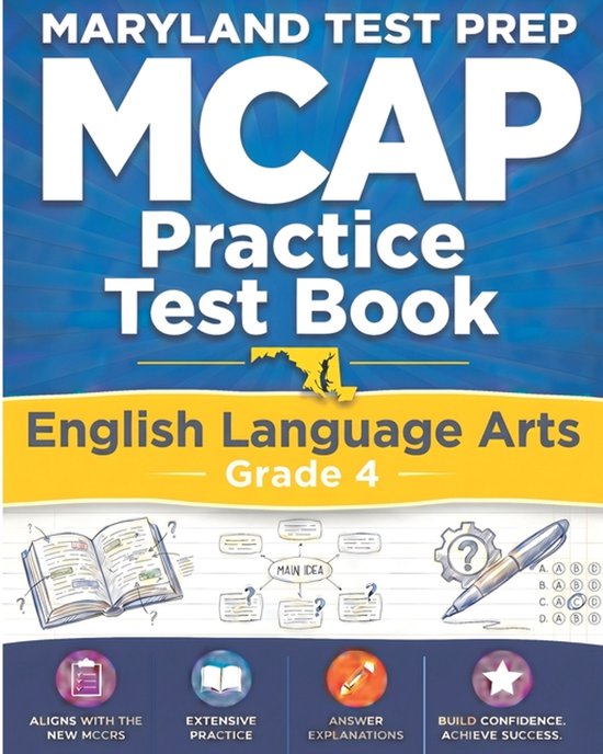 MARYLAND TEST PREP MCAP Practice Test Book English Language  ... - cover