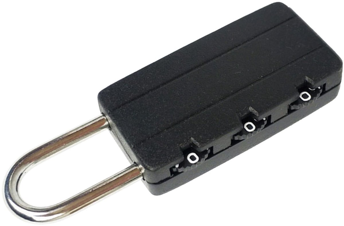 Dailygoods - 3-Cijferig Hangslot voor Bagage