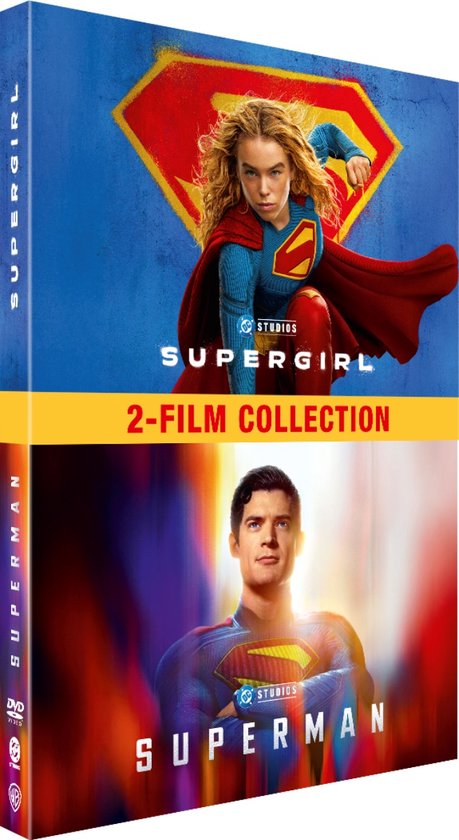Coffret DVD de Supergirl et Superman, collection 2 films.