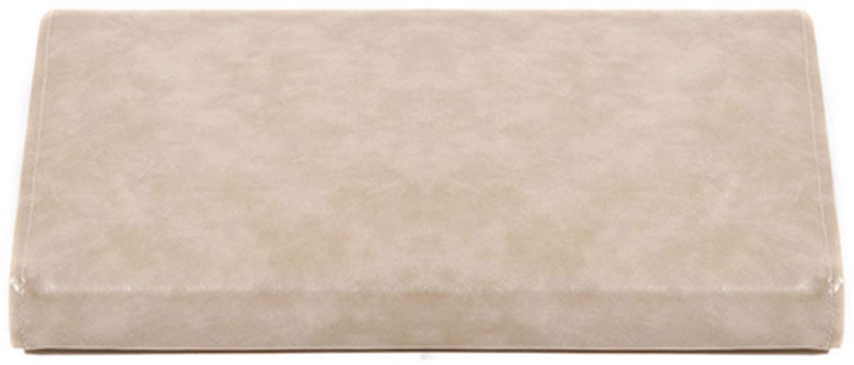 wangk PU Bank Kussen Tuin Bank Kussens, 2 of 3 zits Bench Mat Pad Patio Bench Pad ligstoel kussen Vervanging Matras Pad Comfortabel kussen-Beige 100 * 40 * 5cm (39x15x2in)