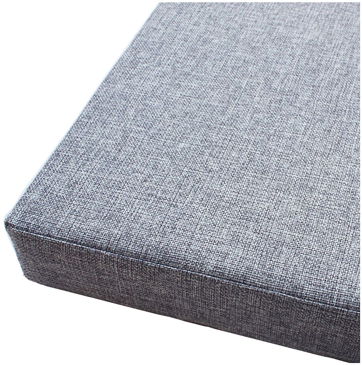 wangk Bank Kussen Pad Outdoor Zachte Lange Zitmat Tuinkussen Vervanging Pad, Voor Reizen, Swing, 2 of 3 zits Lange Stoel Antislip Verwijderbare Wasbare Bank Kussen - Grijs 200x40x8cm (79x12x3.2in)