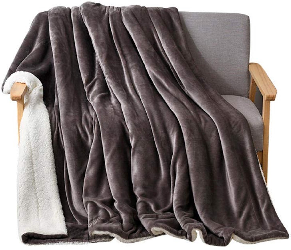 fleece werpdekens Reisformaat - Superzachte donzige warme stevige bedspreien voor bank Microfiber deken -1_180 * 200 cm
