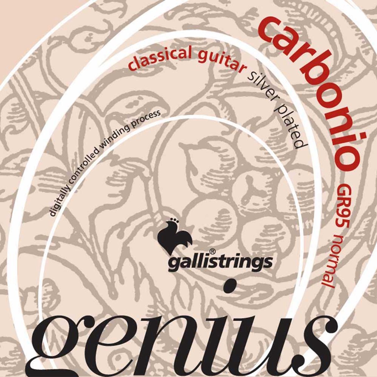 Galli GR95 Genius Carbonio Klassieke Snaren Normale Spanning