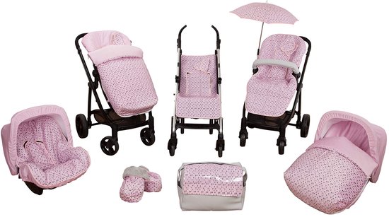 Voetenzak voor Baby, Uniseks, Roze van Merkloos — afbeelding 3