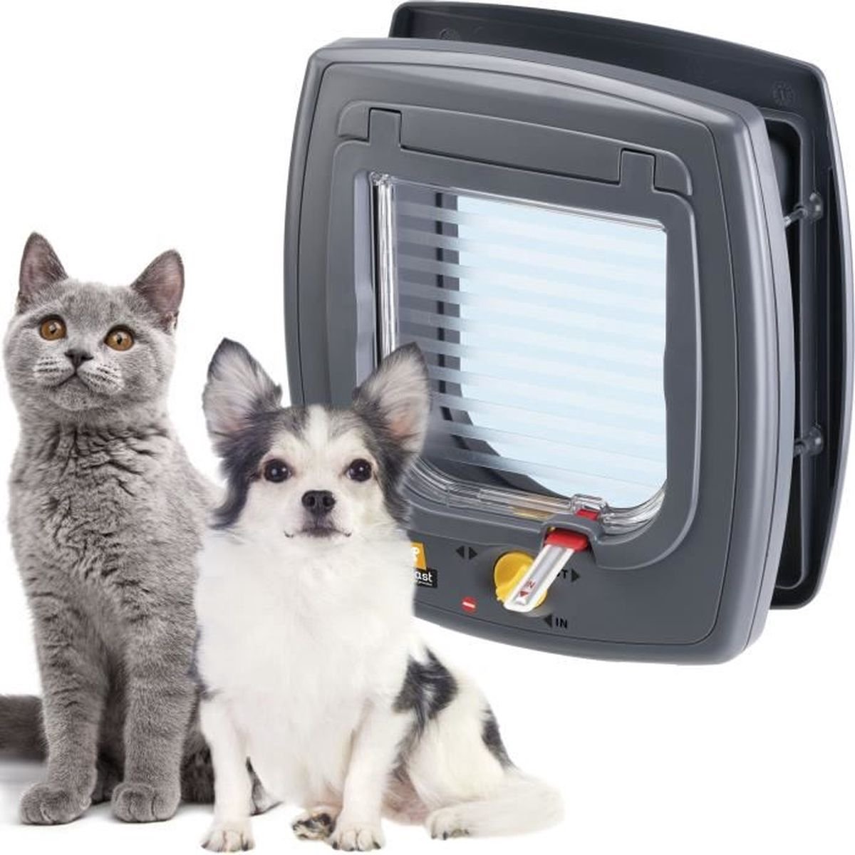 Ferplast Kattenluik Swing - Kattenluik - 22.5x16.2x25.2 cm Grijs thumbnail 6