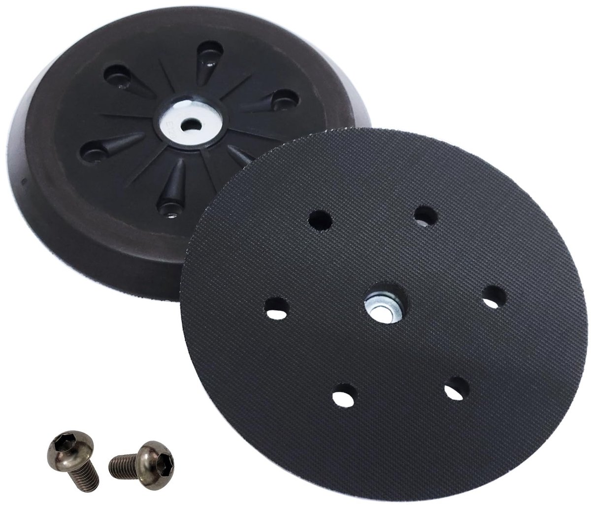 Dailygoods- Schuurpad 150mm - Haak/Lus - 6 Gaten - Compatibel met DeWalt/Bosch/Metabo - Professioneel - Slijtvastheid - Schuurmachine Pad