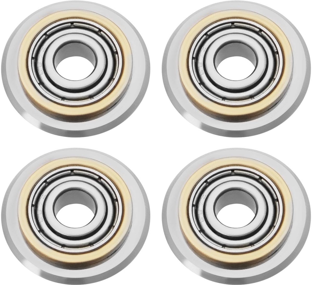 Dailygoods- Snijwiel 22 mm - 4 Stuks - YG6 Wolfraam Staal - Tegelsnijder - Snijlengte 2000 m - Geschikt voor Keramiek en Glas