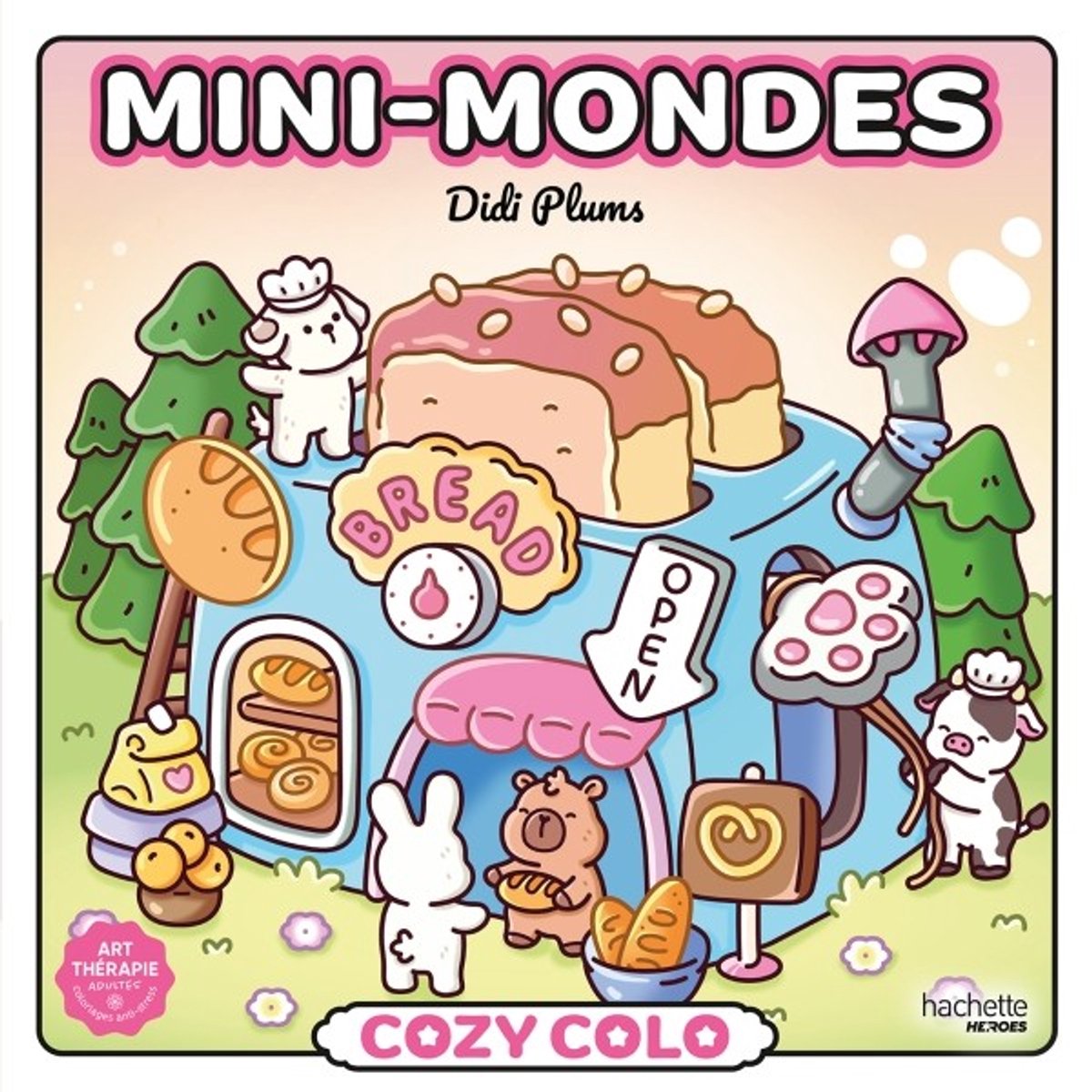 COZY COLO DIDI PLUMS MINIMONDE - hachette - cozy kleurboek