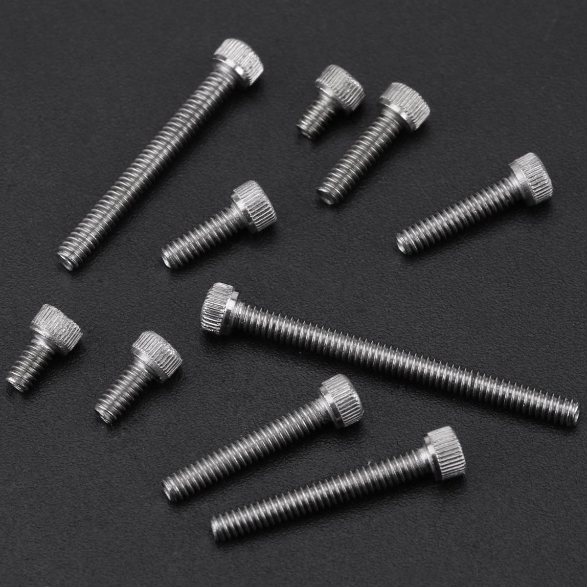 Dailygoods - Zoll Schrauben Sortiment, 150 Stuks 9 Maten Hex Socket Cap Head Schroeven Assortiment Set Met Plastic Doos #2-56 Unc