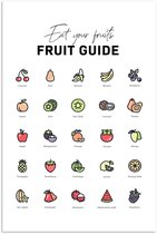 Poster 20x30 cm - Keuken - Eten - Fruit - Posters - Kamer decoratie - Wanddecoratie woonkamer - Muurdecoratie slaapkamer