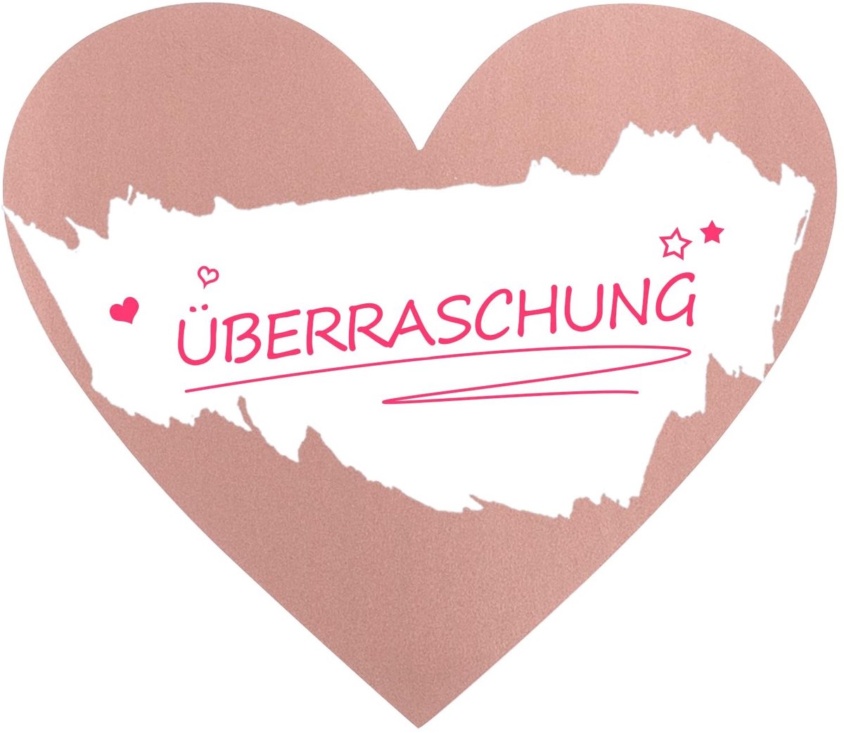 Dailygoods- Krasstickers 48 Stuks - Krasvrij - Hart - Roségoud - 7,5 cm - Origineel Cadeau