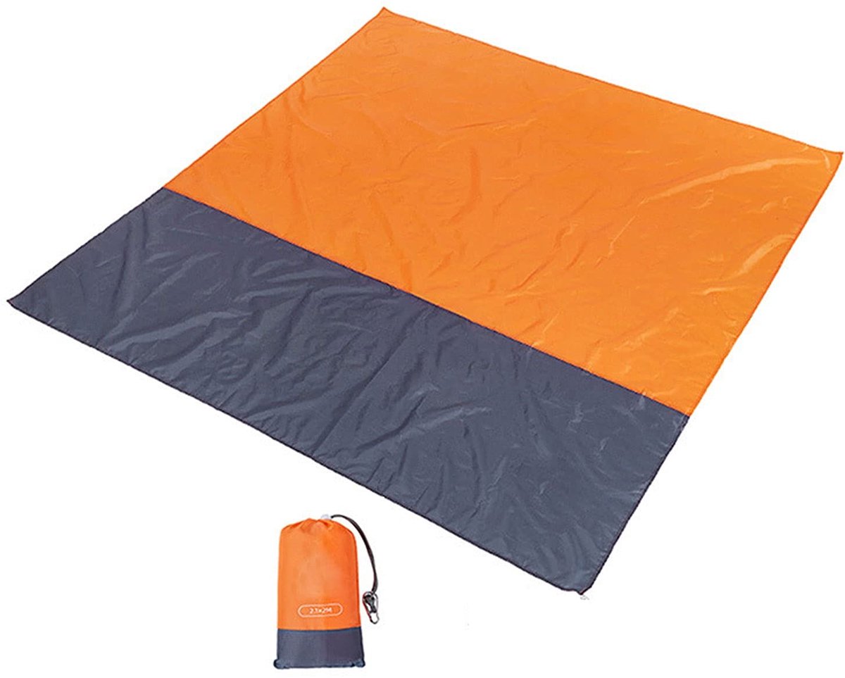 2M*2.1 Waterdichte picknickmat, vochtbestendige en vuilbestendige mat voor buiten gras, outdoor camping strandmat, waterdichte zak strandmat, draagbare picknickmat, zandbestendige lichtgewicht mat, ma