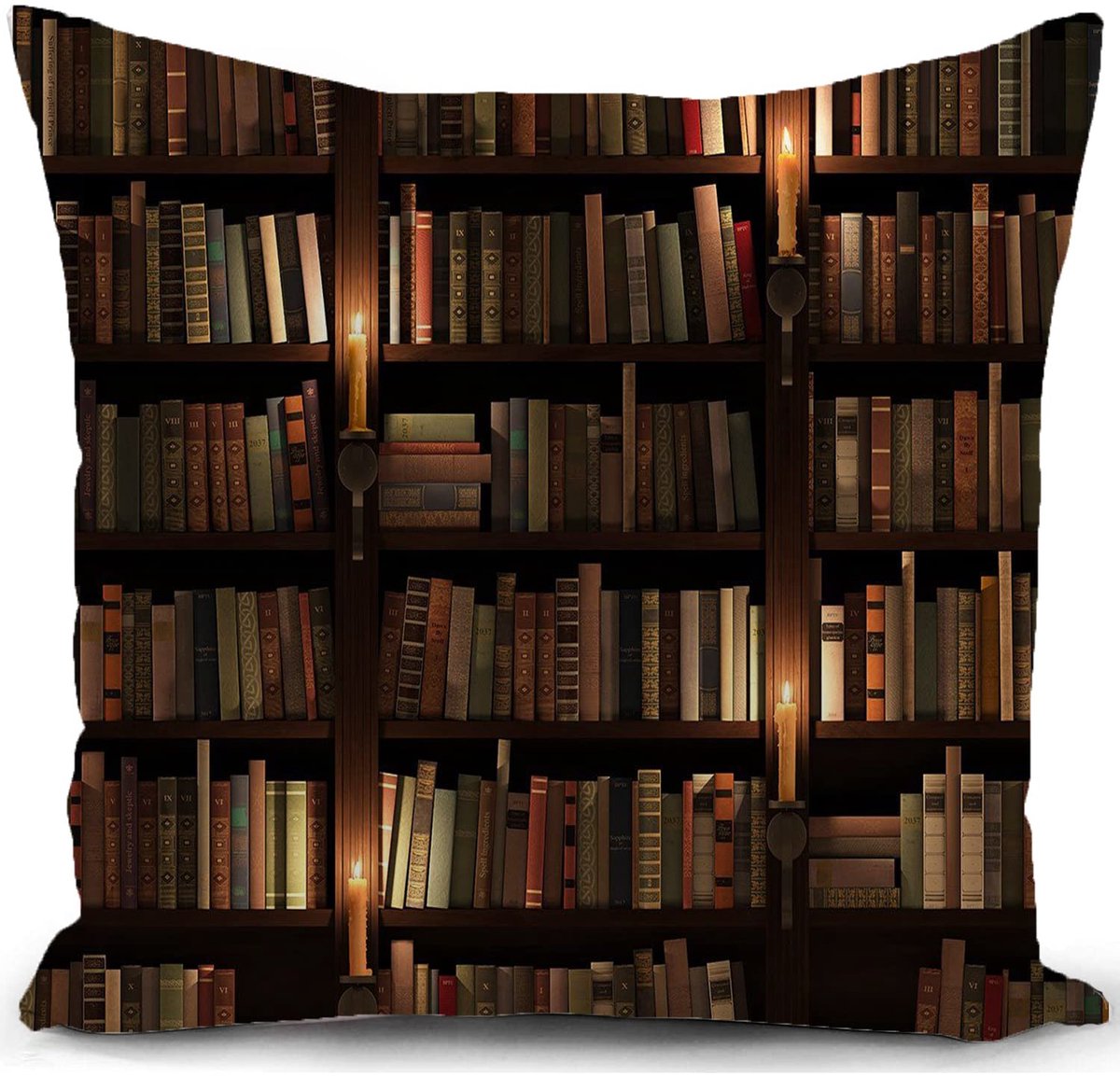 Kussensloop boekenkast decoratieve kussens boeken geschenken voor bankkussen kussenovertrekken decoratief kussen bankkussen kussenhoes bank slaapkamer woonkamer kamer sierkussen bank kantoor