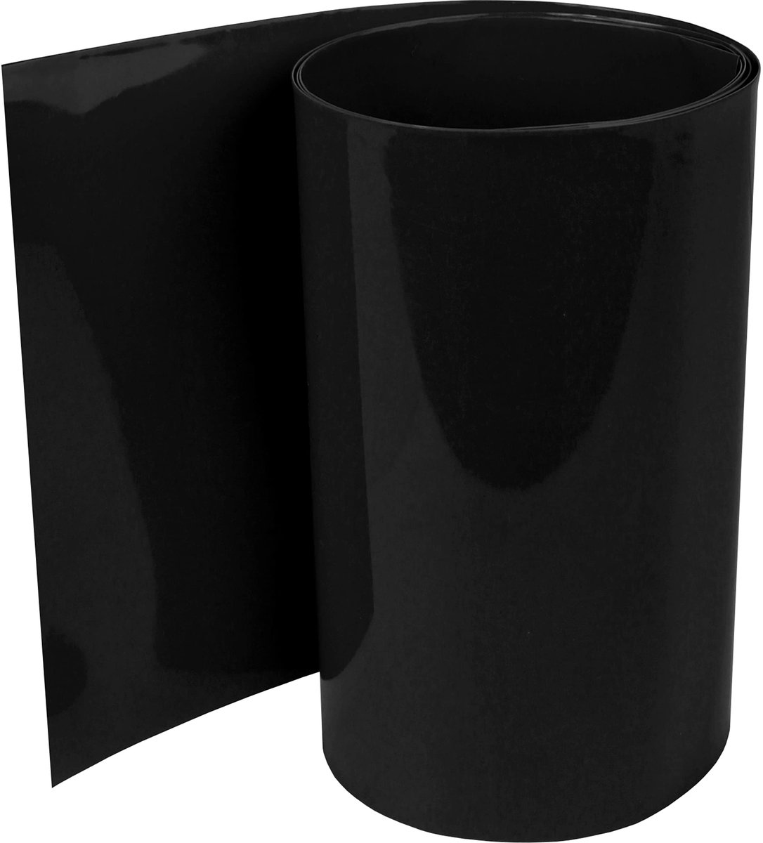 PVC Krimpkous Zwart per Meter voor Batterijisolatie (2:1 Krimpverhouding)