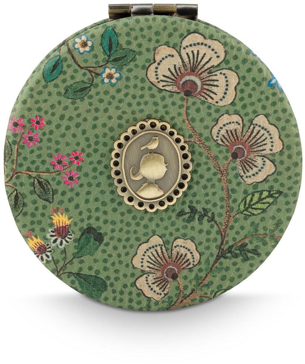 Pip Studio - Spiegel - Flora Bangalore Mini - Groen - 7x1x7cm