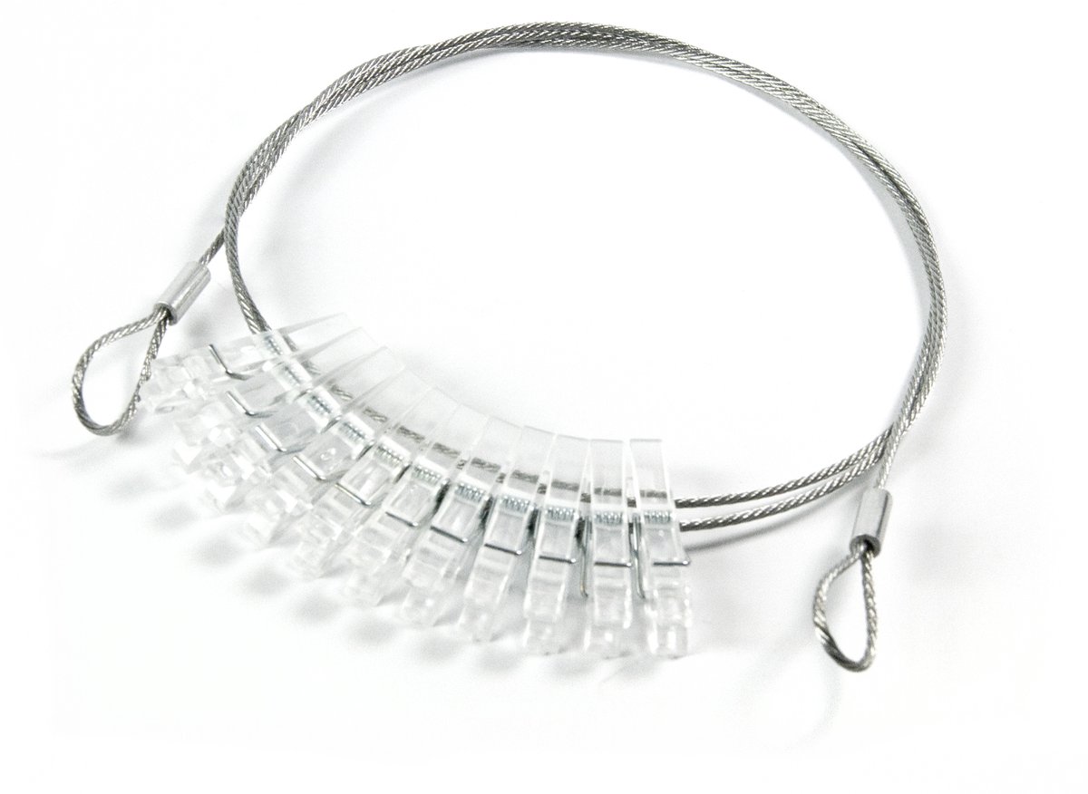 Photo wire Klip Lisa - incl. 10 transparent clips