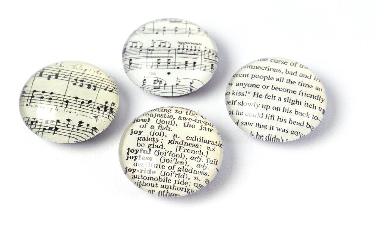 Magnet Eye - Fine Arts - set of 4 assorted