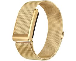 Bracelet milanais en acier inoxydable Strap-it – convient pour WHOOP MG – luxueux, réglable, inoxydable – Or