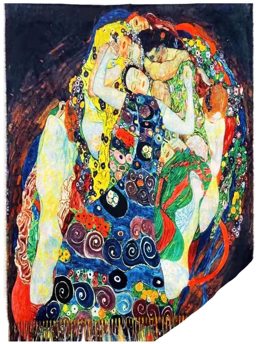 Unisex Klimt Van Gogh Kandinsky Monet Sjaal A001