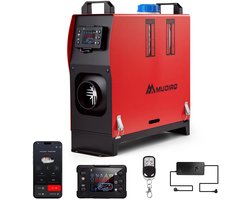 NordHaus Diesel Luchtverwarmer 8KW - Diesel Kachel - Standkachel - Bluetooth APP & Automatische Start-Stop - Verticale EU Adapter
