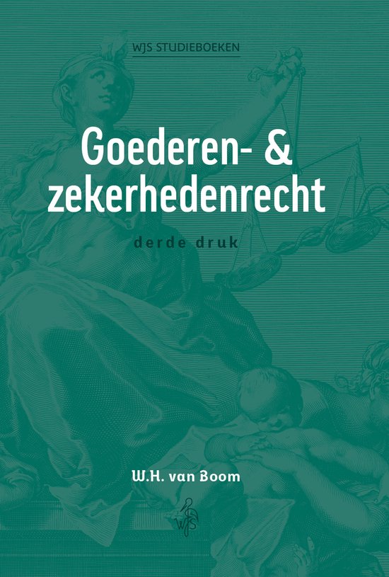 WJS Studieboeken - Goederen- en zekerhedenrecht - cover