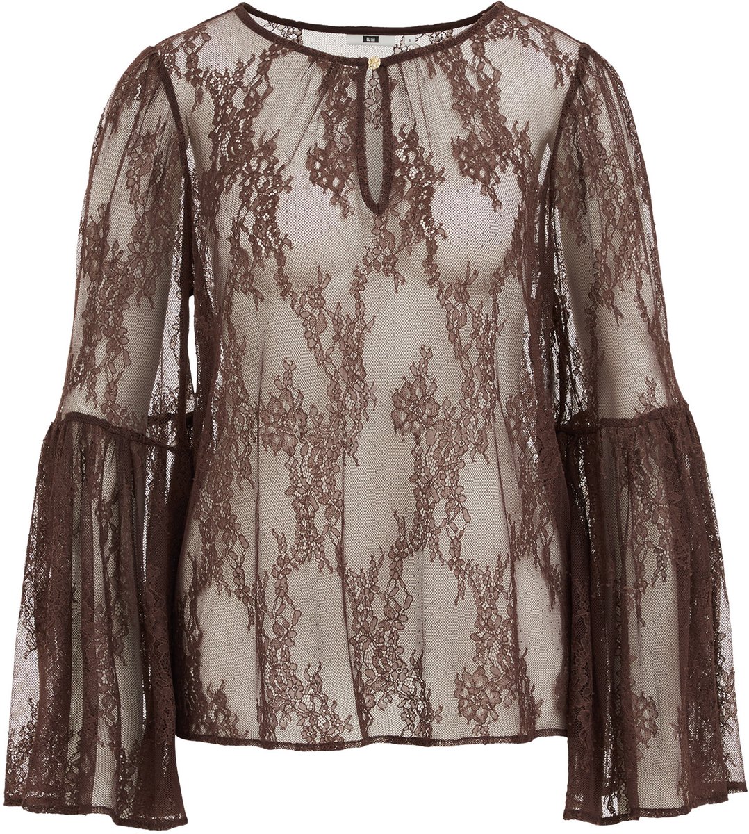 WE Fashion Dames blouse van kant