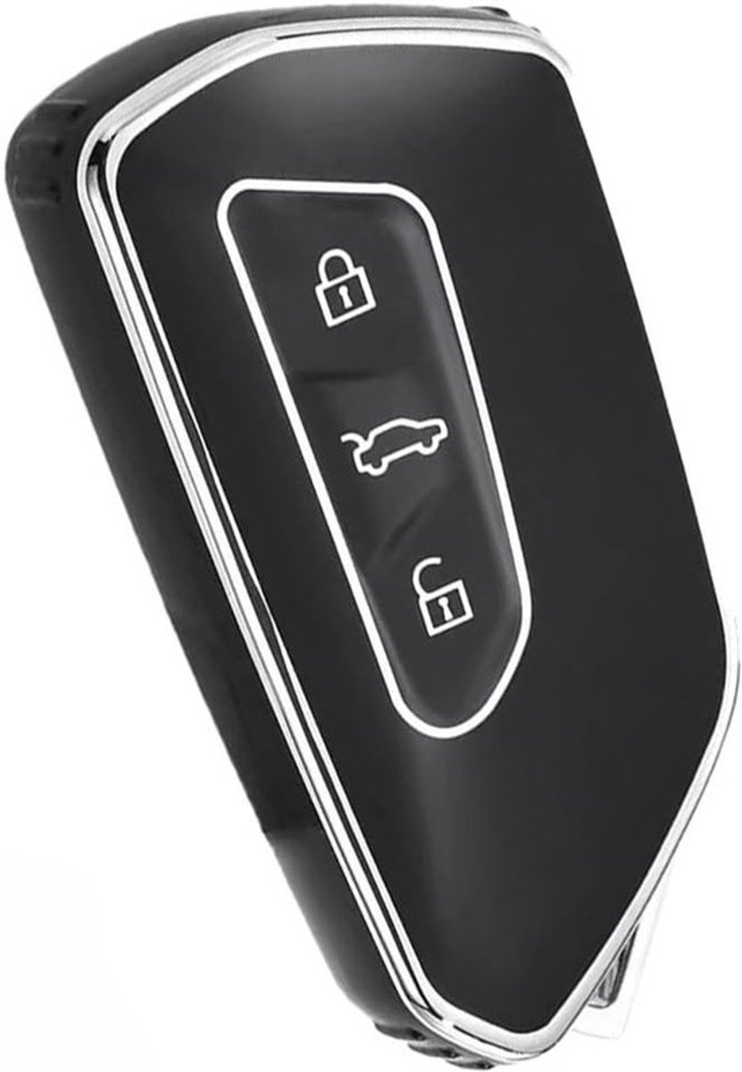 Cache voor Autosleutels, Beschermhoes voor Volkswagen Golf 8, Cupra Formentor, Seat Leon MK4 en Skoda Octavia - TPU Sleutelcover met Schokbestendige Bescherming