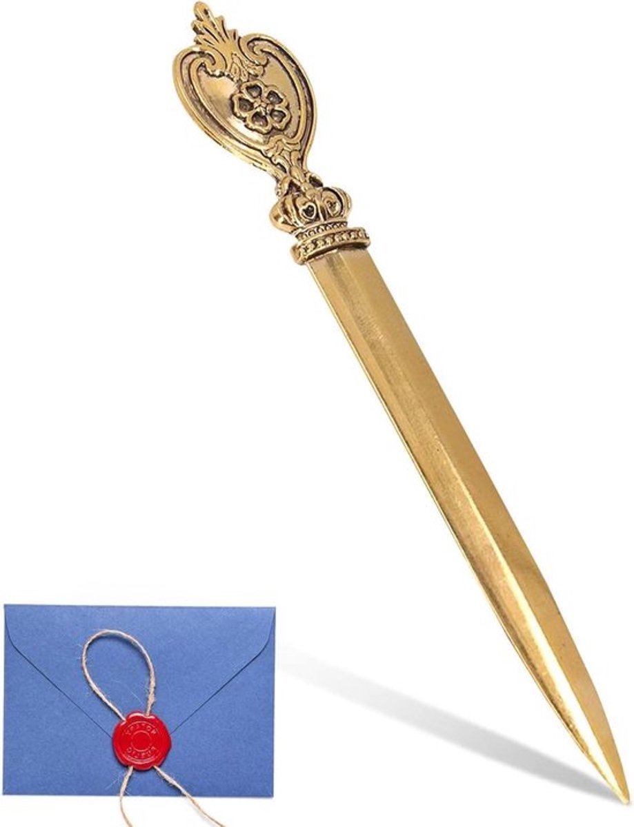 Professionele Briefopener van Metaal voor Kantoor en Thuisgebruik, Ideaal voor Enveloppen en Documenten, Compact en Lichtgewicht