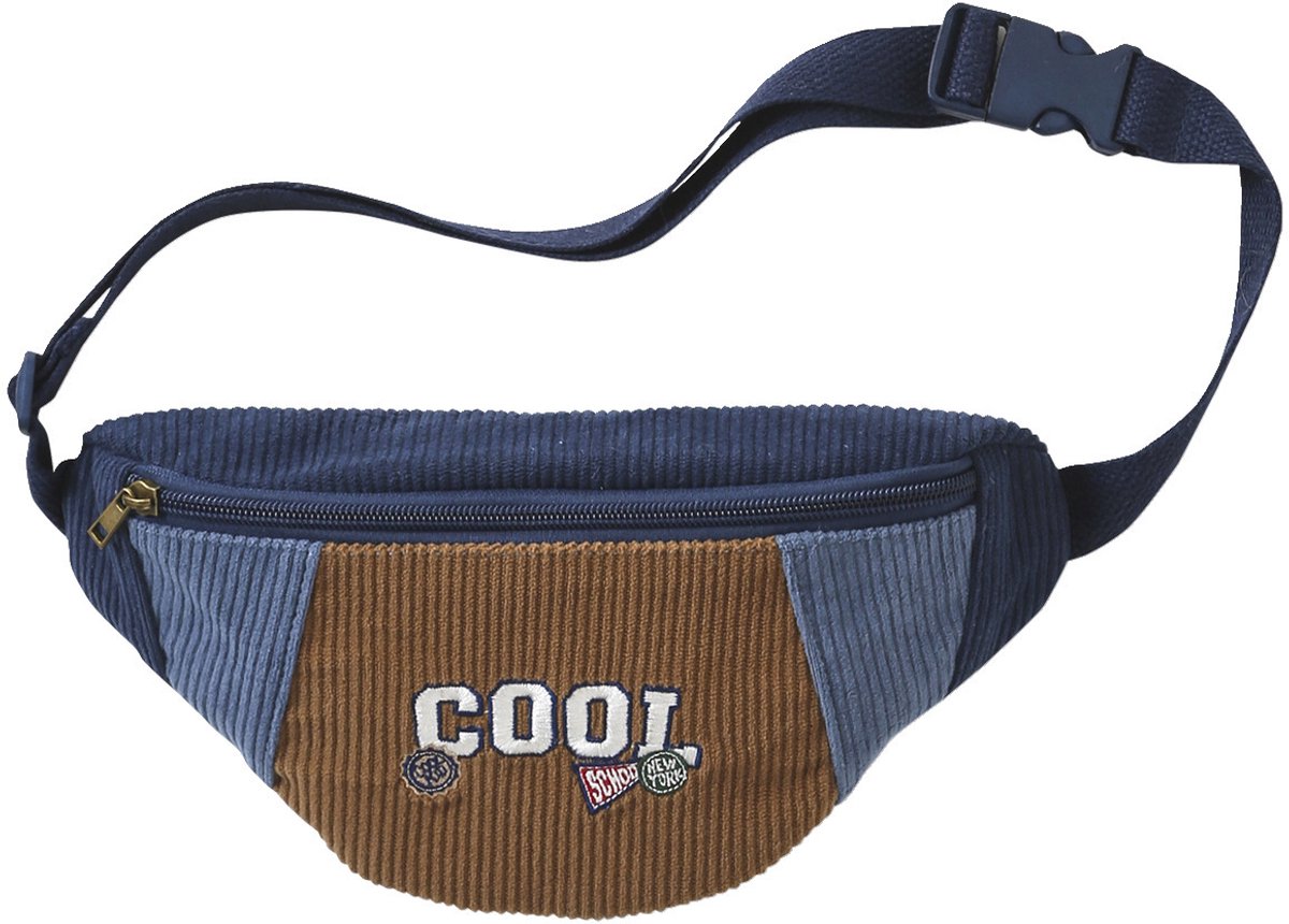 Vertbaudet Heuptas « Cool school » jongen in fluweel / velours