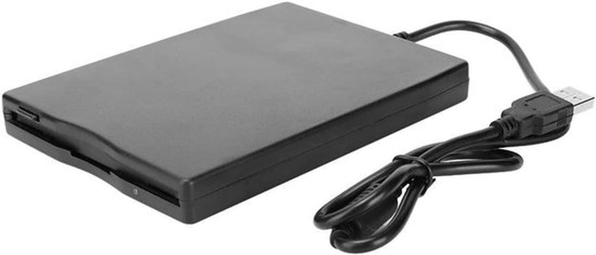 Externe 3,5" USB Floppy Disk Drive - Draagbare Floppy Drive voor Laptop en Desktop, compatibel met Windows 10, 7, 8 en ME
