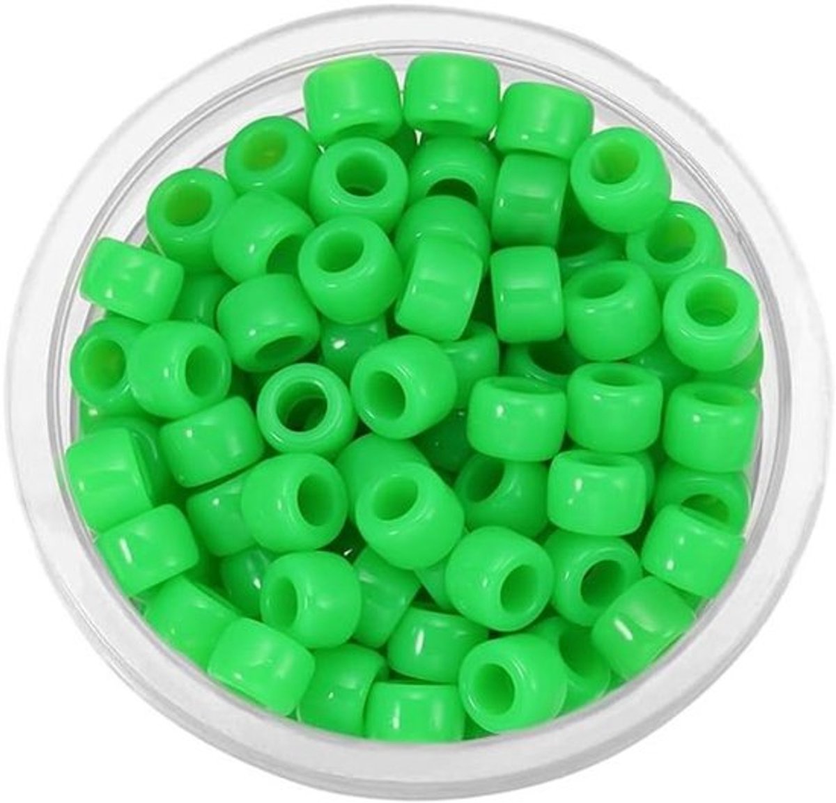 100 Stuks Grote Gaten Acryl Kralen voor Sieraden, Armbanden en DIY Knutselprojecten