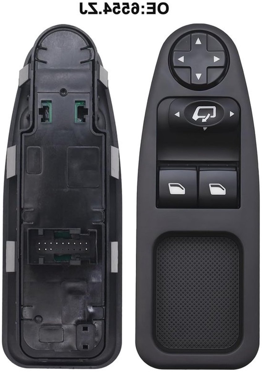 Knopsluiting voor Raamcontrole, 13 pennen, Compatibel met Citroën Jumpy, Peugeot Expert en Fiat Scudo 2007-2016, Raambediening Accessoire
