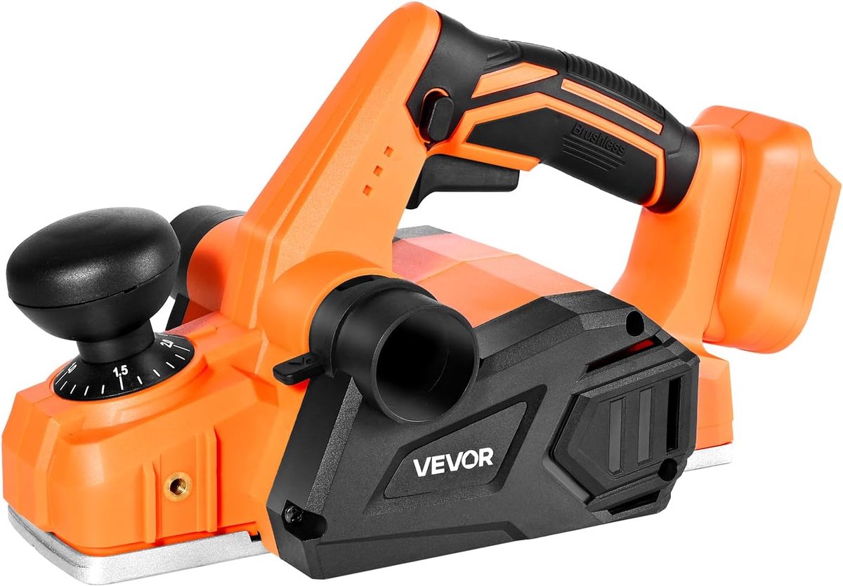 VEVOR Handschaaf voor houtbewerking, snijbreedte 82 mm, elektrische handschaaf voor hout met 15.000 omw/min - ShopVlot