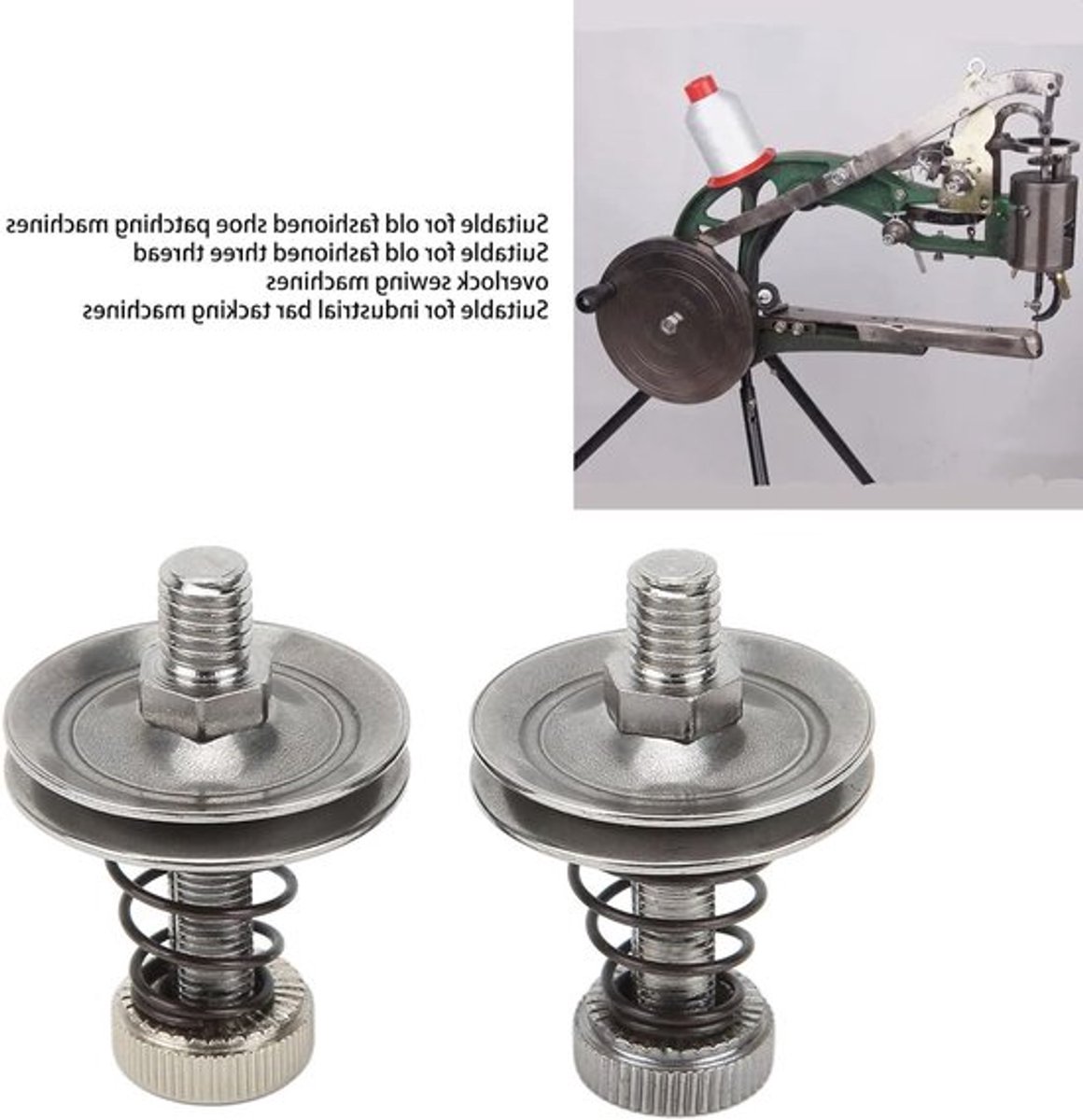 2 Stuks Draadspanning Assemblage van RVS voor Naaimachines - Naaigerei Accessoires, 3.5x1cm, Duurzaam en Betrouwbaar