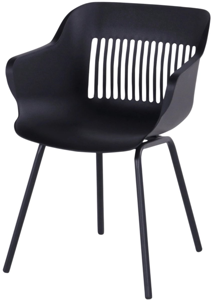 Hartman Jill Alu Rondo Garden Chair - Set of 2 - Black