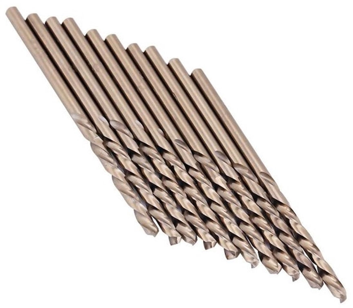 3mm HSS-CO twistboor set voor roestvrij staal, M35 boren van 1 tot 5 mm, ideaal voor precisiewerk