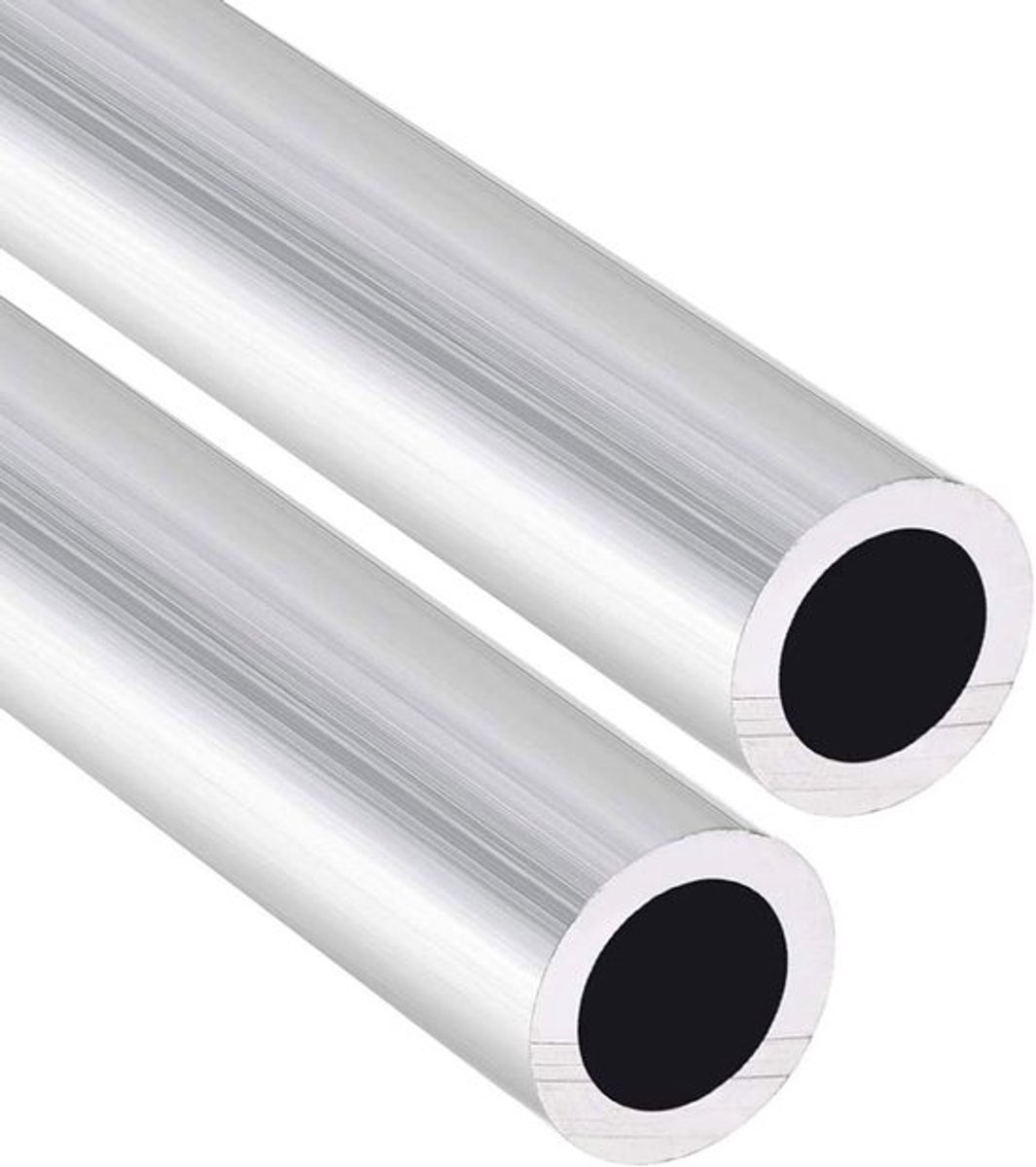 Aluminium Ronde Buizen 12mm OD 8mm ID 300mm Lengte - Naadloze Metalen Tubes voor DIY Projecten en Ambachten