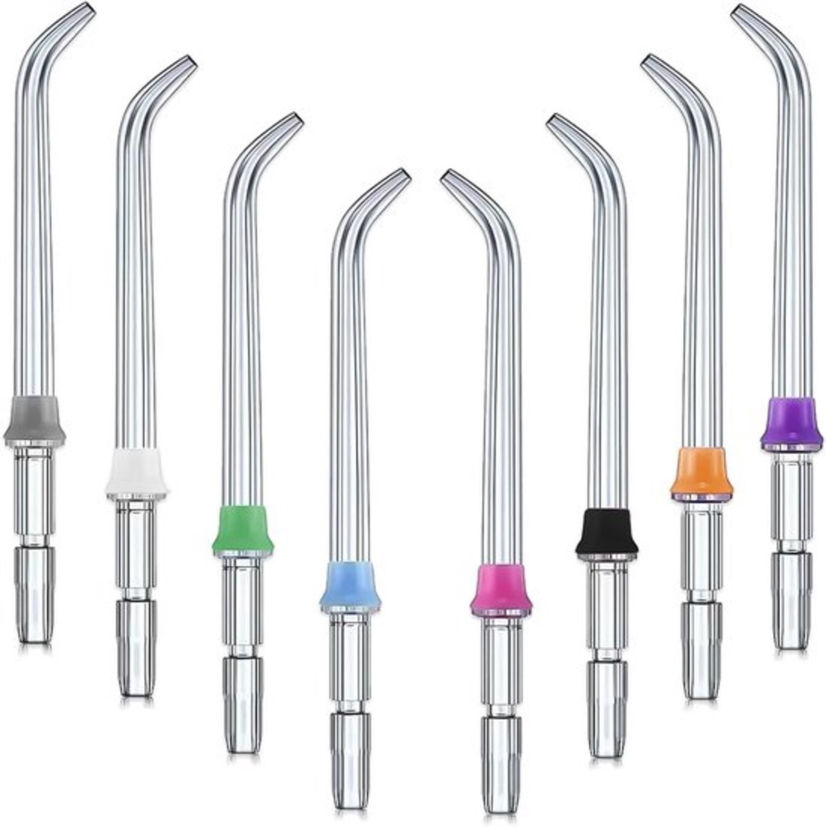 Vervangende Classic Jet Points - Accessoires voor Tandheelkundige Waterflossers en Mondirrigatoren (8 stuks) voor Optimale Mondhygiëne