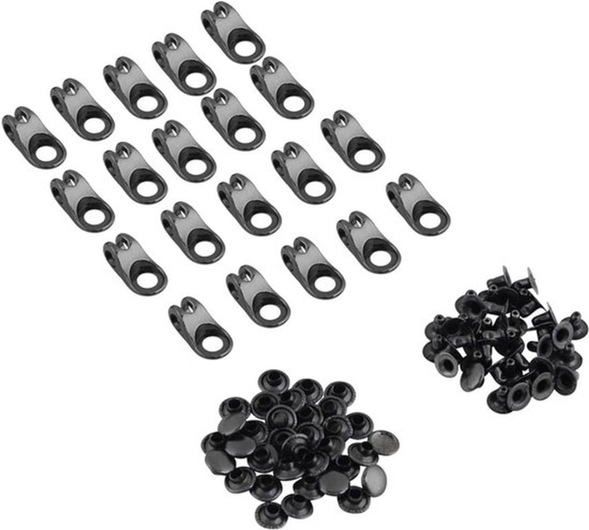 20x Sterke Laarzenhaakjes voor Schoenveters, Ideaal voor Reparatie, Kamperen, Hiking en Klimmen