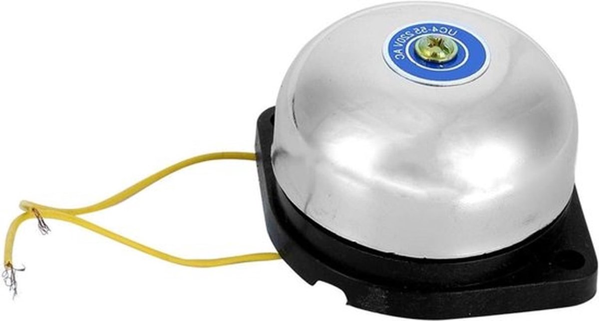 RVS elektrische bel met binnenhamer, 220V 5W voor geluidsignalen, ideaal voor thuis of kantoor