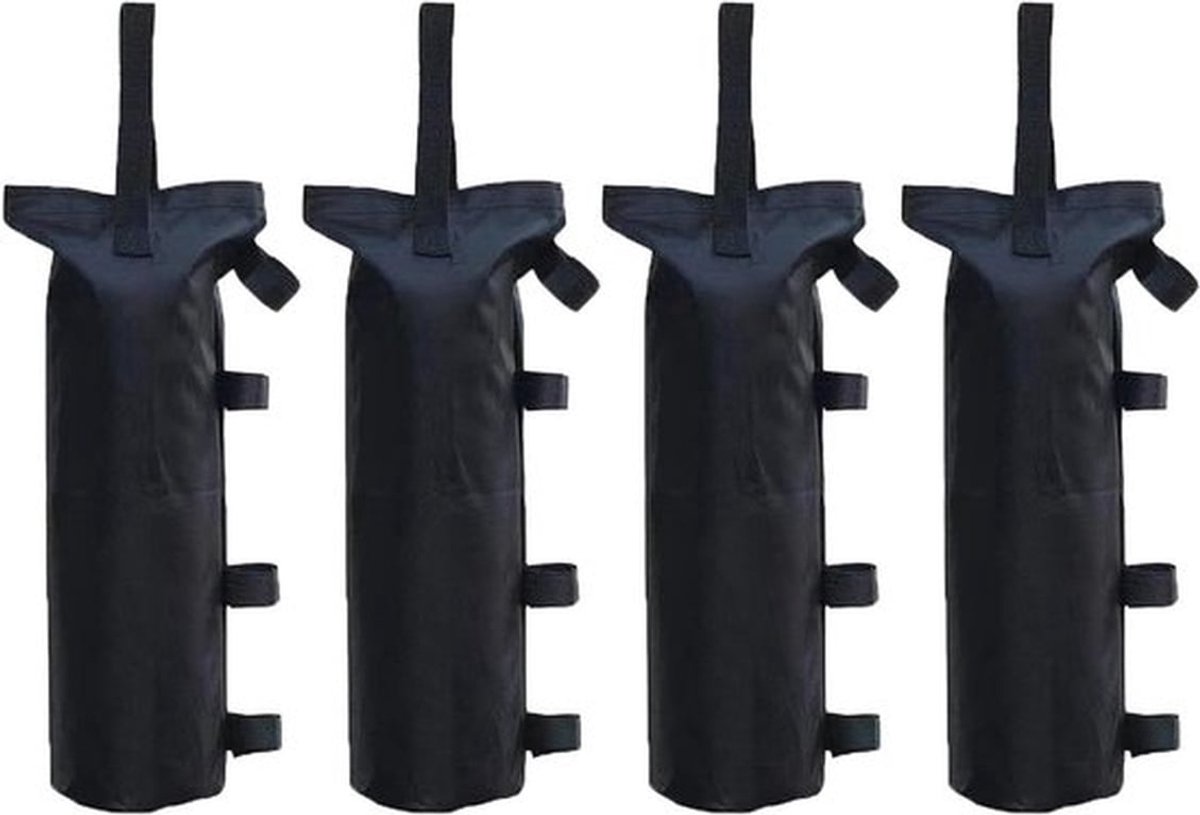 Set van 4 Gewichten voor Tentpoten - Windbestendige Zandzakken van Oxford Stof, 800D, 50 x 20 cm, Ideaal voor Tenten, Paviljoens en Parasols