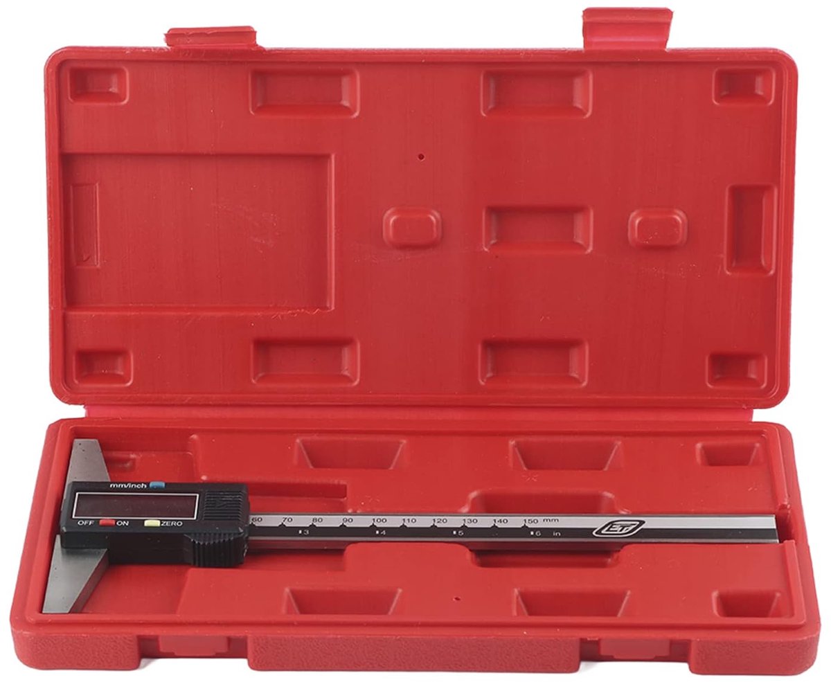 SnelShoppen - Digitale Diepte Caliper 0-150mm - Hoge Precisie RVS Meetinstrument met Groot LCD Display - Millimeter Micrometer Liniaal voor Precisie M