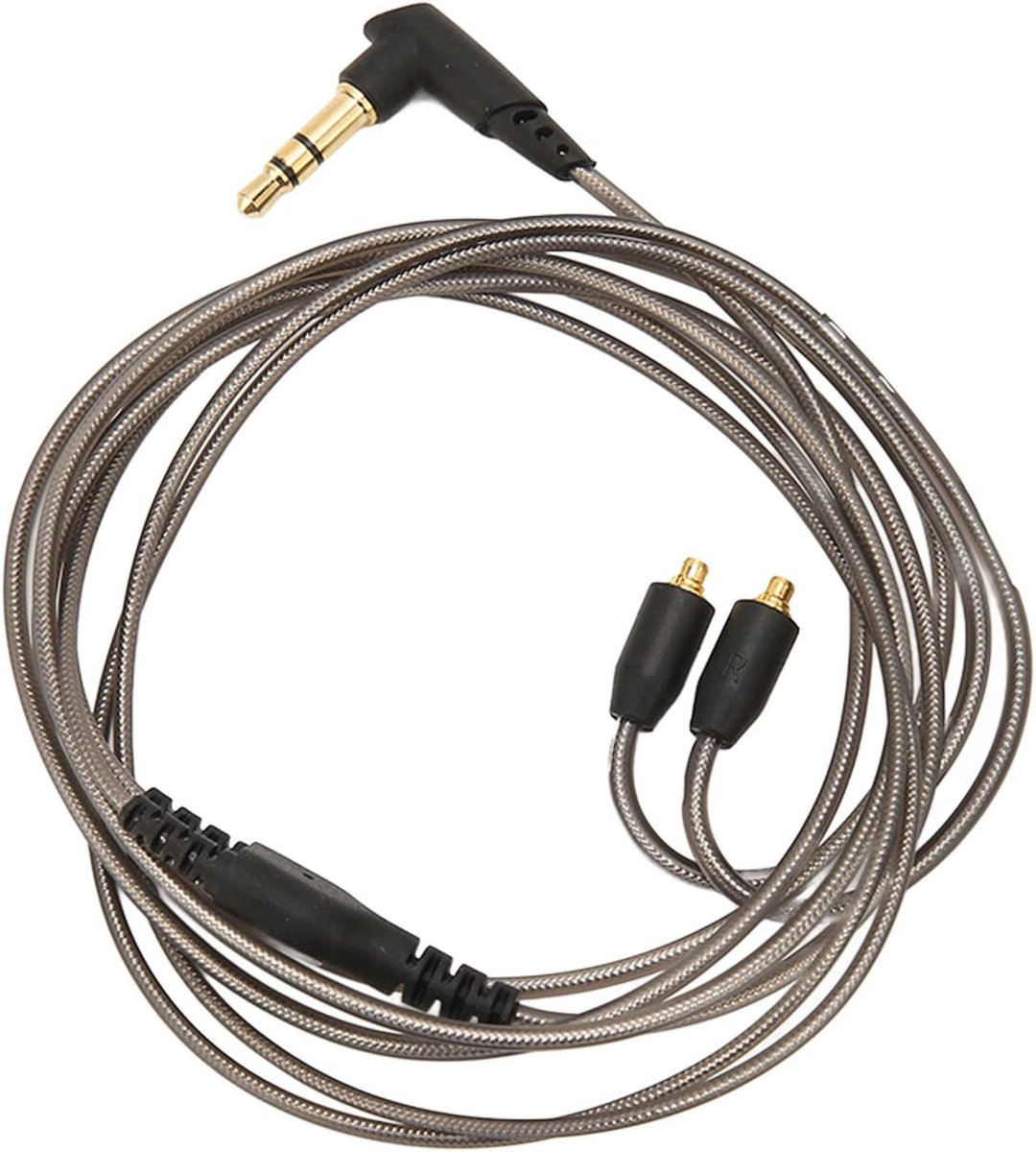 MMCX naar 3.5mm hoofdtelefoon audio kabel - vervangend - zachte kabel - voor uitstekende geluidskwaliteit - ShopVlot