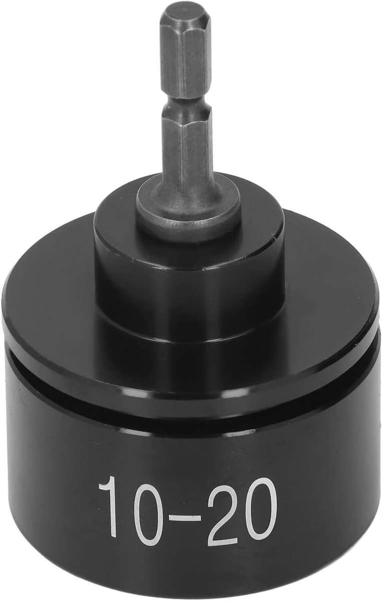 SnelShoppen - Handheld Elektrische Flesdoppen Machine, Doppen Machine Bit voor Cappen Diameter 10-20mm - Zwart, Voor Keuken, Feest en Camping