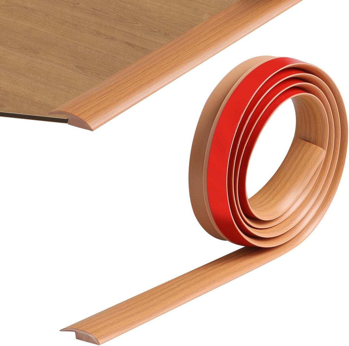 Zelfklevende Drempels voor Vloerkleden, Ideaal voor Drempelvloeren met een Overgangshoogte tot 5 mm, Perfecte Oplossing voor Vloerovergangen en Bescherming