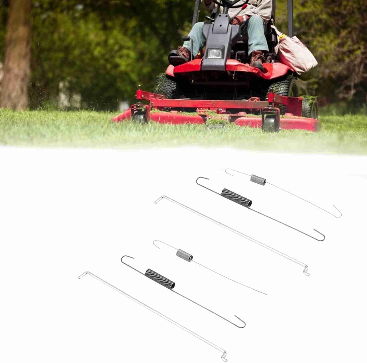 SnelShoppen - Throttle Spring Governor Link Rod Set voor Honda GX140 GX160 - 6-delige set met veren en stangen - Duurzaam en slijtvast