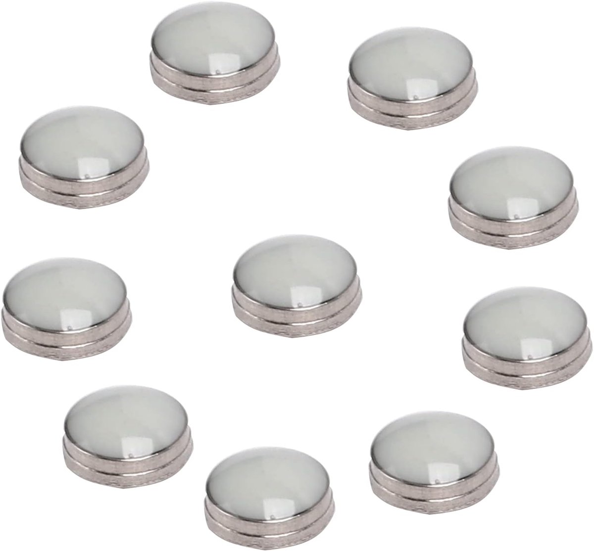 SnelShoppen - 10 Stuks Groene Luminous Bezel Dots voor Horloge - Nachtzicht Verbetering voor Horlogedial - Eenvoudig te Installeren Watch Parts Access